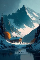 Горный пейзаж 1
