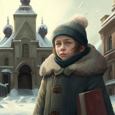 Портрет девочки с книгой